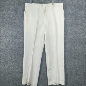 VTG Patriot Pants Mens 36x30 White Slacks US Navy USN Military Trousers 60s